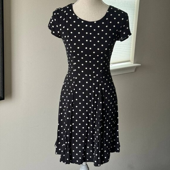 H&M Polka Dot A-Line Dress - Size 8 - Picture 1 of 6